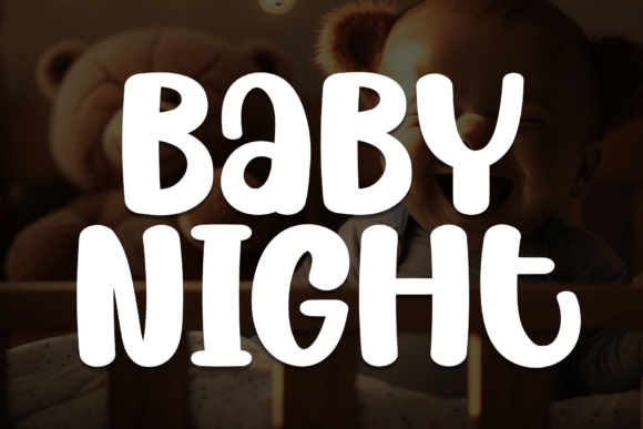 Baby Night Font - Featured Image