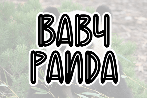 Baby Panda Font - Featured Image