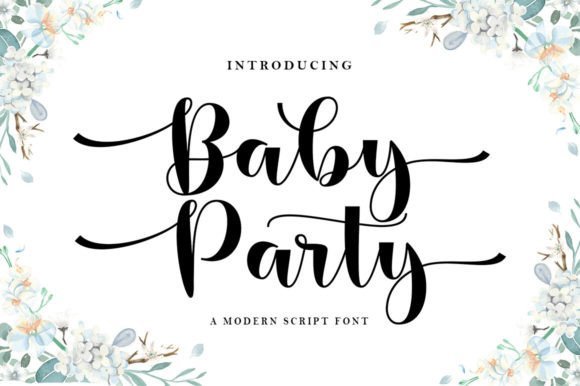 Baby Party Font - Featured Image