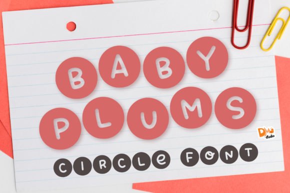Baby Plums Font - Featured Image