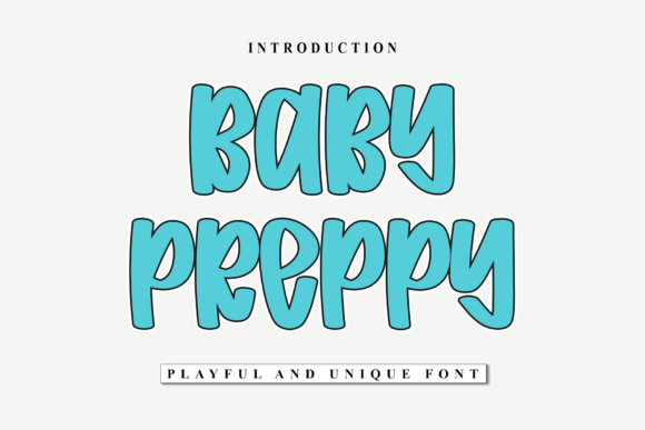 Baby Preppy Font - Featured Image