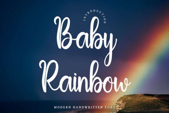 Baby Rainbow Font - Featured Image