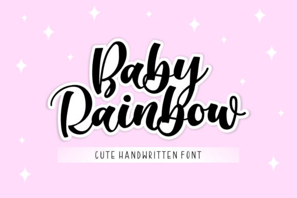 Baby Rainbow Font - Featured Image