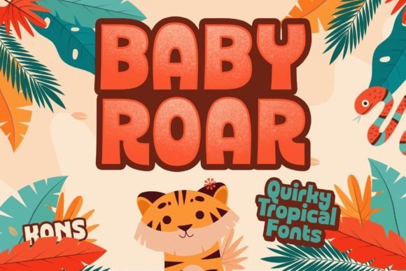 Baby Roar Font - Featured Image