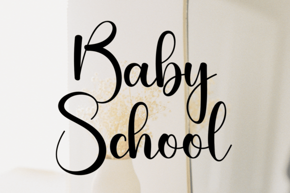 Baby School Font - Featured Image