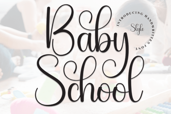 Baby School Font - Featured Image