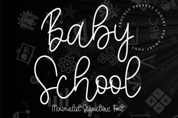 Baby School Font - Featured Image