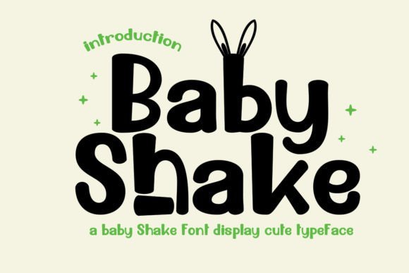 Baby Shake Font - Featured Image