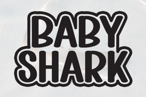 Baby Shark Font - Featured Image