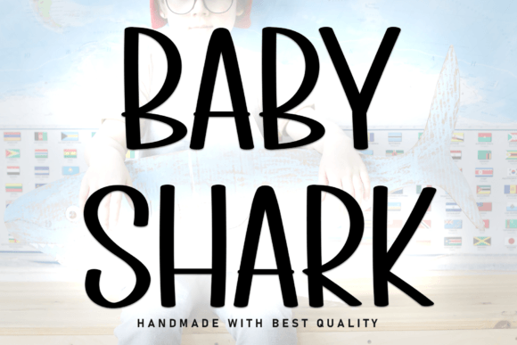 Baby Shark Font - Featured Image