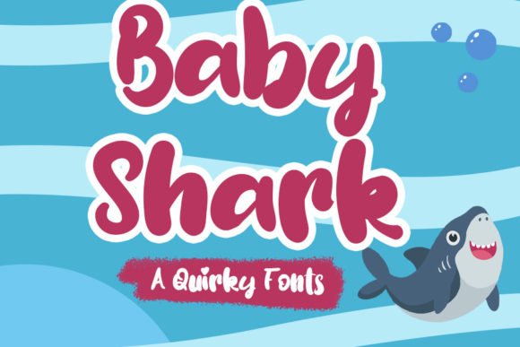 Baby Shark Font - Featured Image