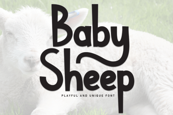 Baby Sheep Font - Featured Image