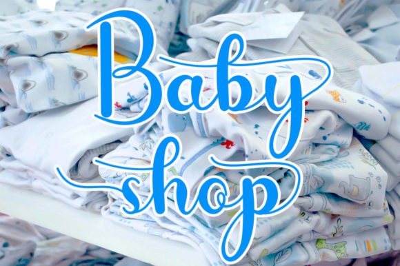 Baby Shop Font - Featured Image