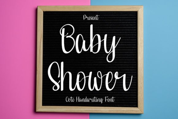 Baby Shower Font - Featured Image
