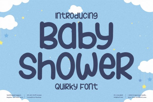 Baby Shower Font - Featured Image