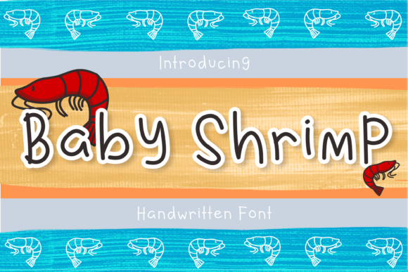 Baby Shrimp Font - Featured Image
