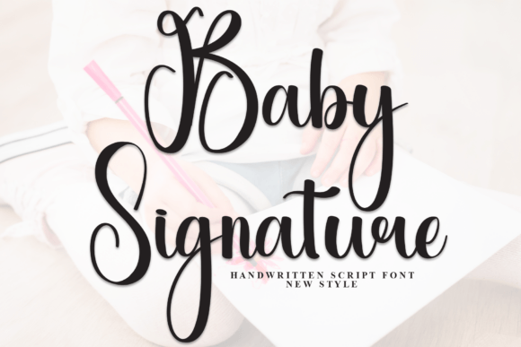 Baby Signature Font - Featured Image