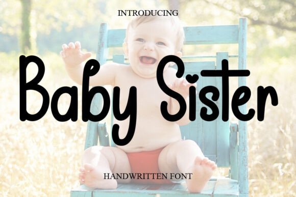 Baby Sister Font - Featured Image
