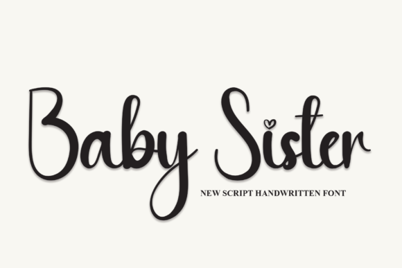 Baby Sister Font - Featured Image
