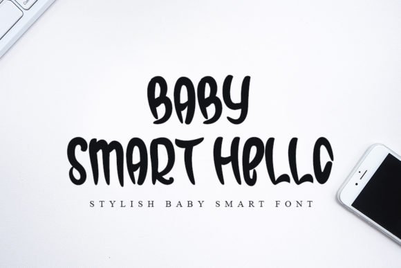 Baby Smart Hello Font - Featured Image