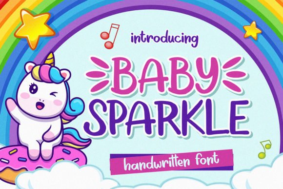 Baby Sparkle Font - Featured Image