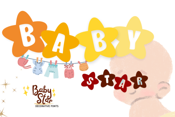 Baby Star Font - Featured Image