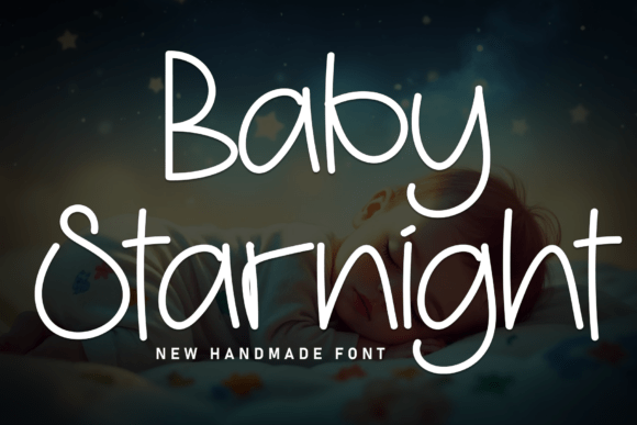 Baby Starnight Font - Featured Image