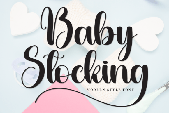 Baby Stocking Font - Featured Image