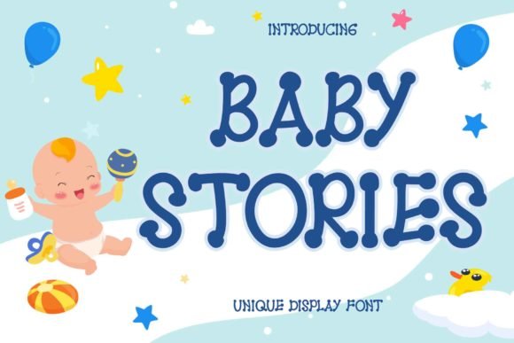 Baby Stories Font - Featured Image