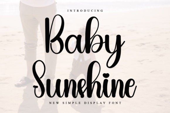 Baby Sunshine Font - Featured Image