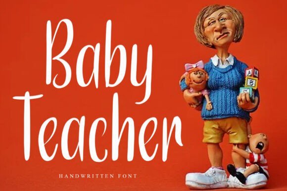 Baby Teacher Font - Featured Image
