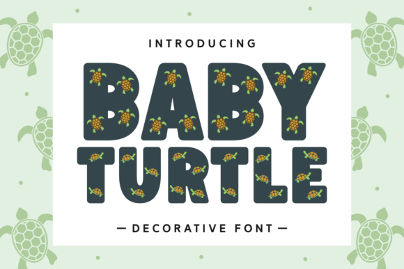 Baby Turtle Font - Featured Image
