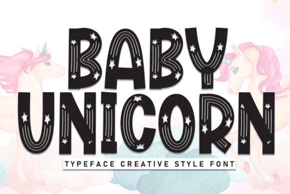 Baby Unicorn Font - Featured Image