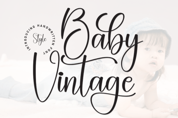 Baby Vintage Font - Featured Image