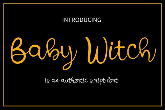 Baby Witch Font - Featured Image