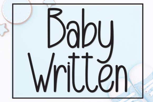 Baby Written Font - Featured Image
