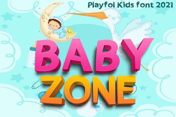 Baby Zone Font - Featured Image