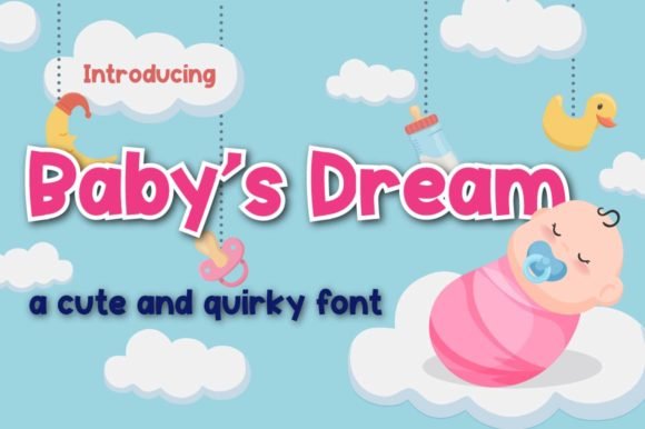 Baby's Dream Font - Featured Image