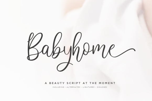Babyhome Font - Featured Image