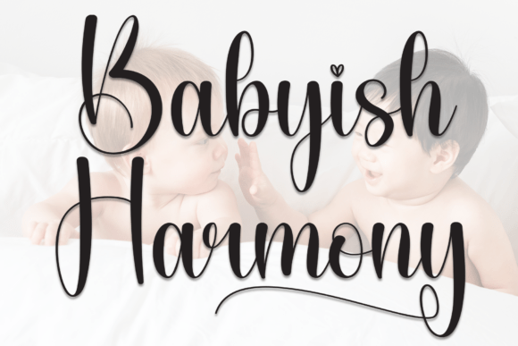Babyish Harmony Font - Featured Image