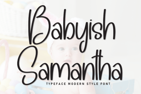 Babyish Samantha Font - Featured Image