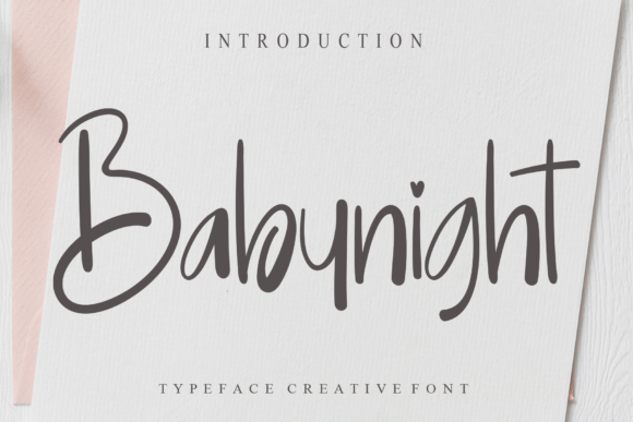Babynight Font - Featured Image