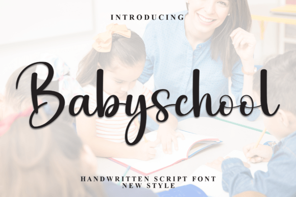 Babyschool Font - Featured Image