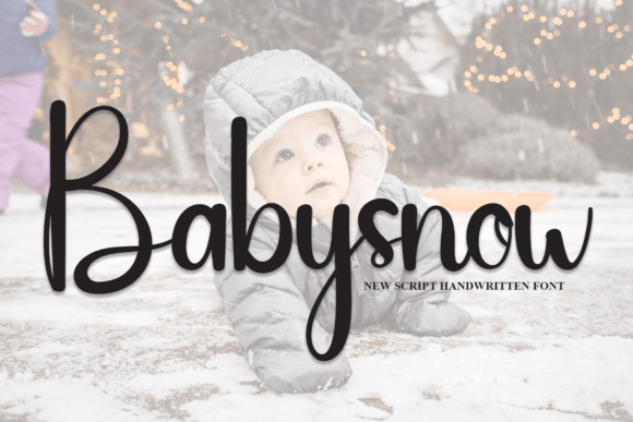 Babysnow Font - Featured Image