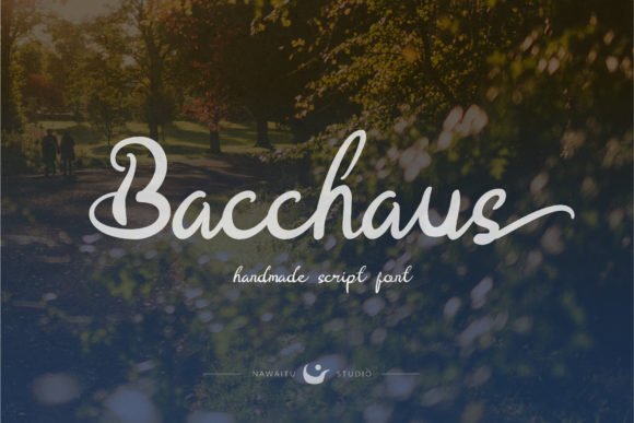 Bacchaus Script Font - Featured Image