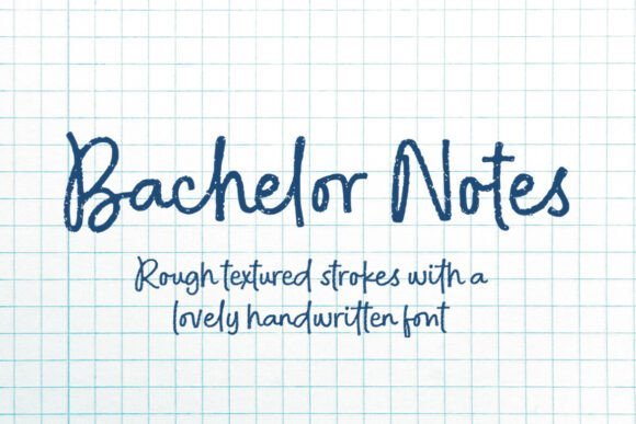 Bachelor Notes Font - Featured Image