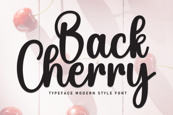 Back Cherry Font - Featured Image