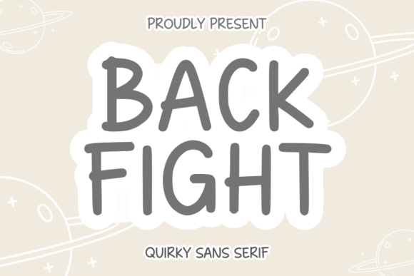 Back Fight Font - Featured Image