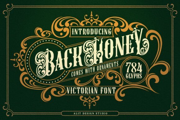 Back Honey Victorian Font - Featured Image