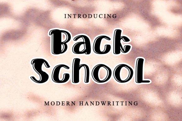 Back School Font - Featured Image